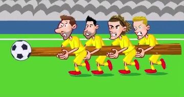 ویدیو| قهرمانی بارسلونا در کوپادل‌ری به روایت کارتون