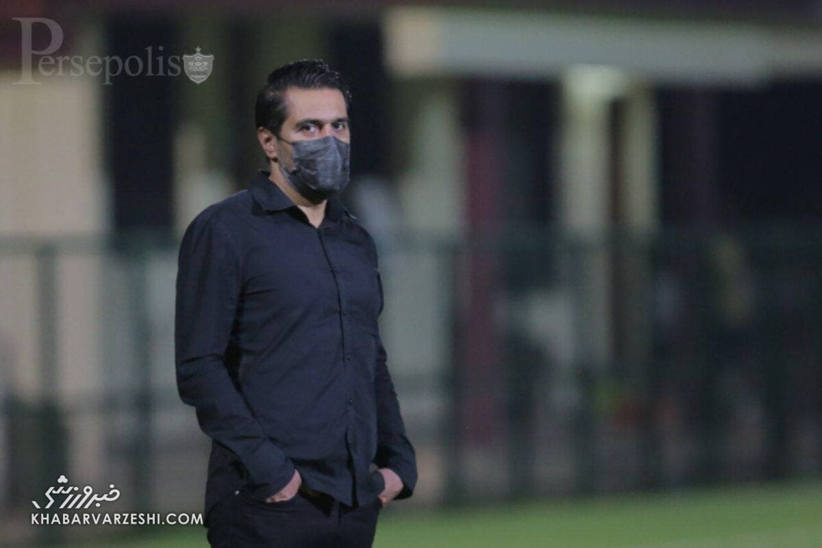 اشک سرپرست پرسپولیس در آمد اشک سرپرست پرسپولیس در آمد