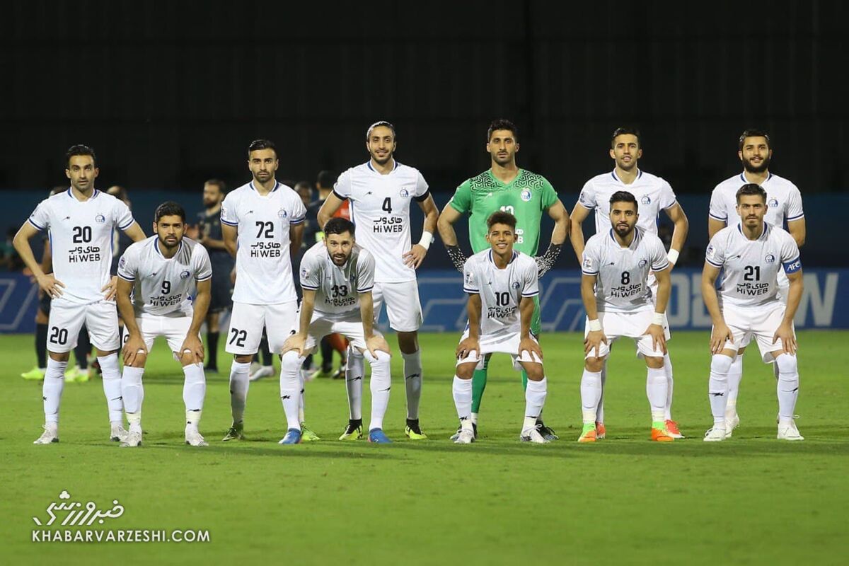 عکس تیمی استقلال مقابل الاهلی عربستان