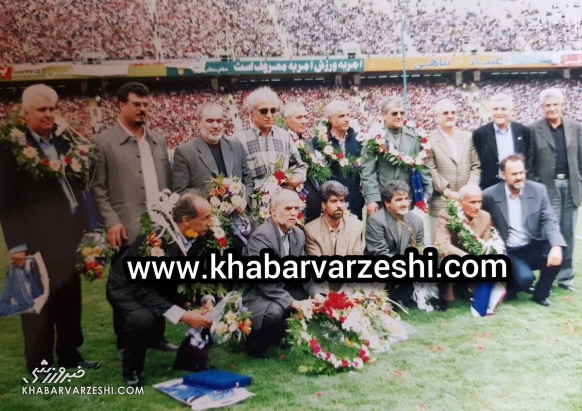 تصویری منتشر نشده از چهره‌های به یادماندنی فوتبال ایران