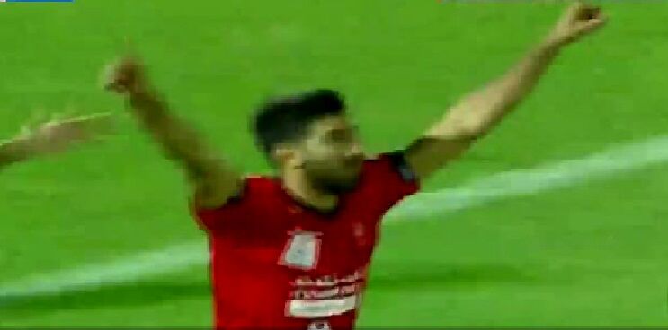 ویدیو| گل اول پرسپولیس به ذوب آهن توسط مغانلو