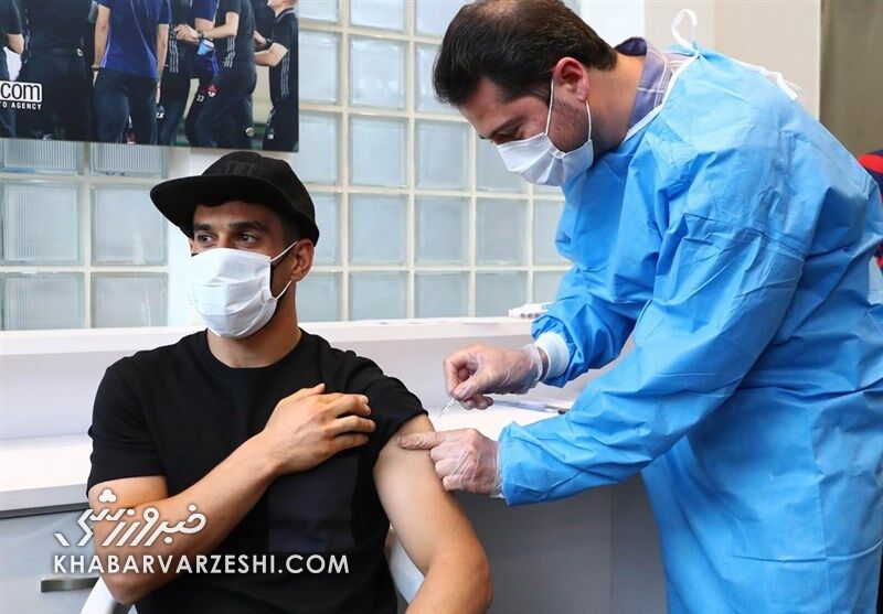 لژیونرهای تیم ملی امروز واکسن کرونا می‌زنند