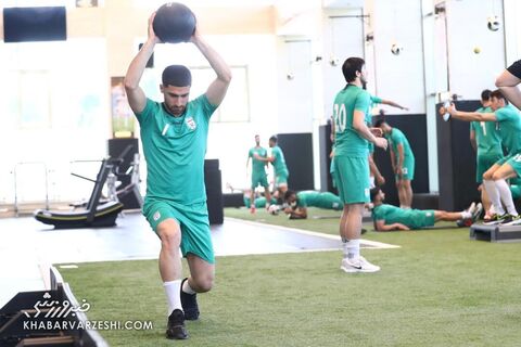 علیرضا جهانبخش؛ تمرین تیم ملی ایران در مجموعه پک (6 خرداد 1400)