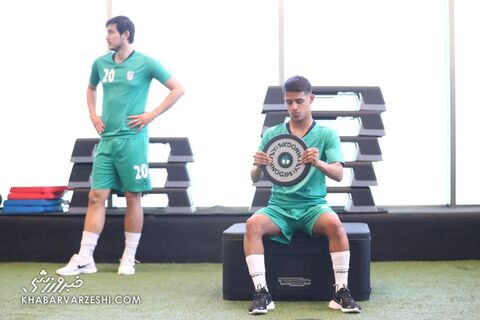 سردار آزمون و مهدی قایدی؛ تمرین تیم ملی ایران در مجموعه پک (6 خرداد 1400)