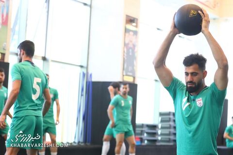 محمدحسین کنعانی‌زادگان؛ تمرین تیم ملی ایران در مجموعه پک (6 خرداد 1400)