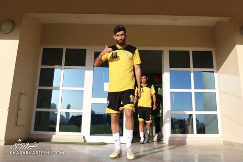 علی قلی‌زاده؛ تمرین تیم ملی ایران در بحرین (12 خرداد 1400)