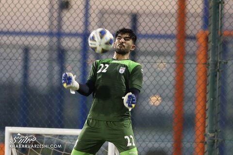 امیر عابدزاده؛ تمرین تیم ملی ایران در بحرین (12 خرداد 1400)