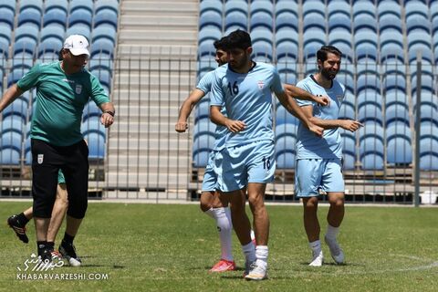 مهدی ترابی؛ تمرین تیم ملی ایران در بحرین (14 خرداد 1400)