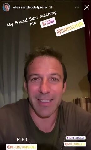 فارسی صحبت کردن الساندرو دلپیرو