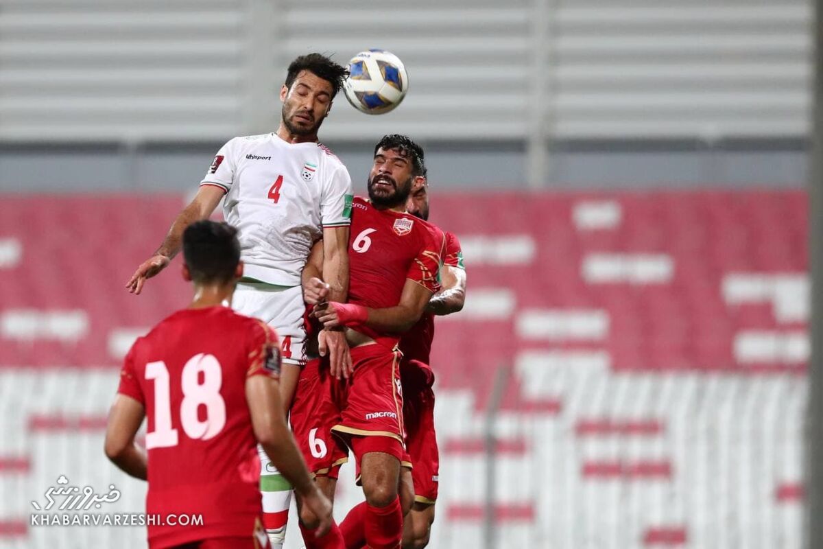 تصویر فراموش نشدنی ستاره پرسپولیسی تیم ملی در دیدار با بحرین/ خونسردترین ملی پوش در منامه!
