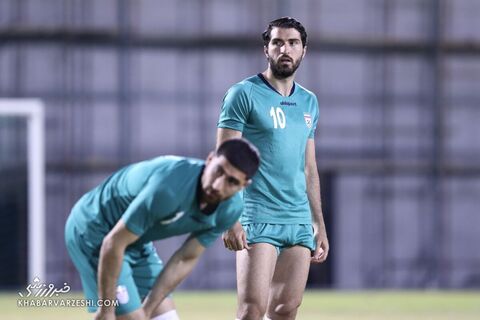 کریم انصاری‌فرد؛ تمرین تیم ملی ایران در بحرین (19 خرداد 1400)