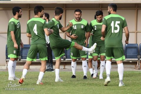 تمرین تیم ملی ایران در بحرین (20 خرداد 1400)