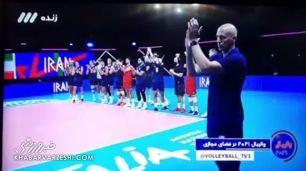 پرمعناترین تصاویر دیدار والیبال ایران و آمریکا/ آمریکایی‌ها ایستاده برای ایران دست زدند