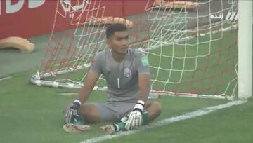 ویدیو| گل چهارم ایران به کامبوج با اشتباه مدافع حریف