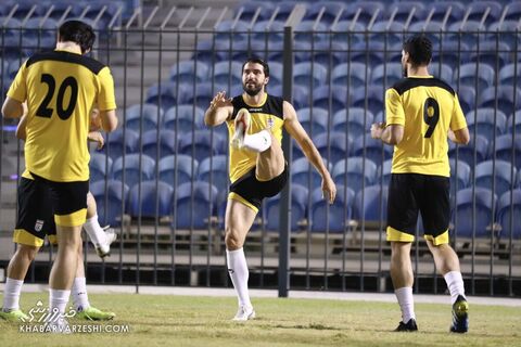 کریم انصاری‌فرد؛ تمرین تیم ملی ایران در بحرین (23 خرداد 1400)