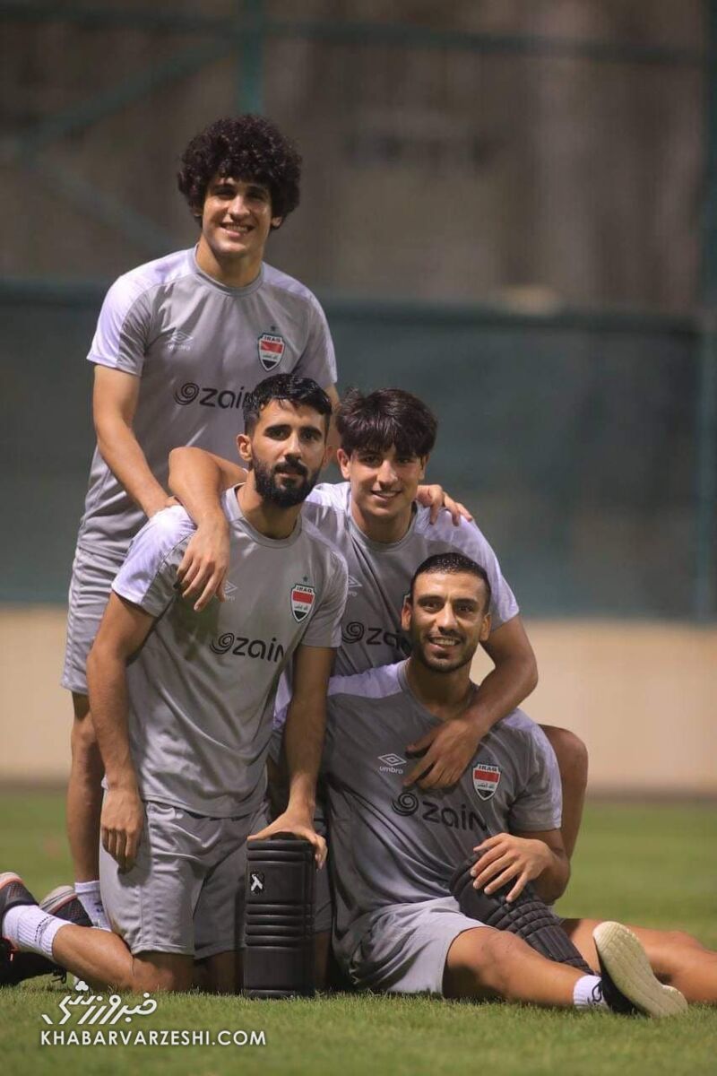 عکس| ستاره پرسپولیسی عراق آماده بازی با ایران
