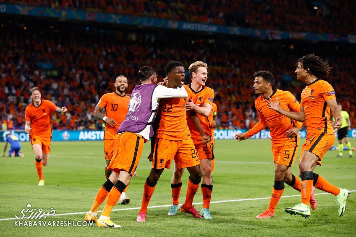 هلند ۳ - اوکراین ۲/ ماراتن جذاب آمستردام را نارنجی‌ها بردند