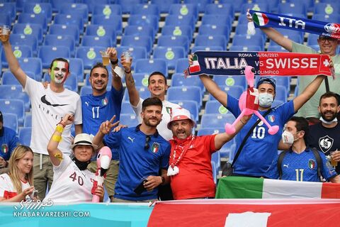 تماشاگران یورو 2020 (ایتالیا - سوئیس)