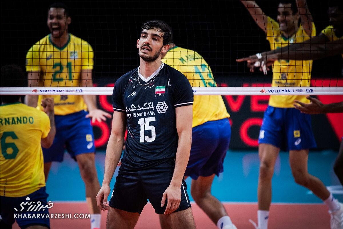 برزیل ۳ - ایران ۱ ؛ زور والیبال ایران به برزیل نرسید/ ششمین باخت برای ایران