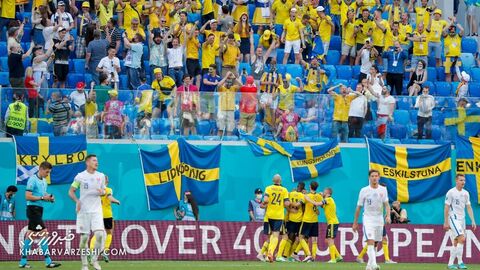 هواداران یورو 2020 (سوئد - اسلواکی)