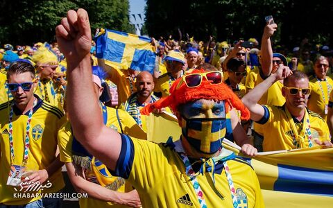 هواداران یورو 2020 (سوئد - اسلواکی)