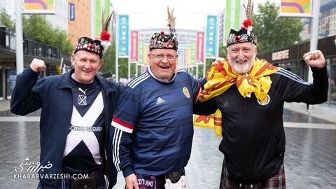 هواداران یورو 2020 (انگلیس - اسکاتلند)
