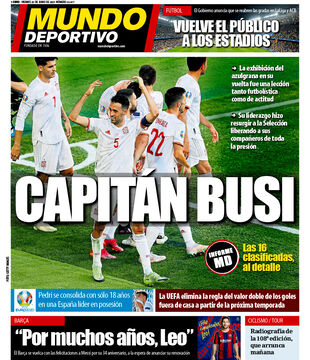 روزنامه موندو| کاپیتان بوسی