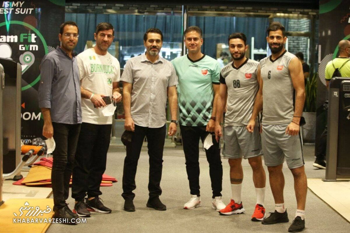 کری‌خوانی گل‌محمدی، باقری و کاظمیان در تمرین پرسپولیس