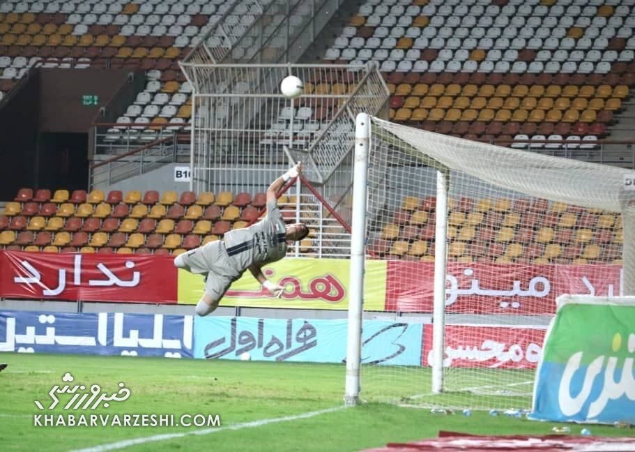 عکس| تیری که مانع خوشحالی پرسپولیسی‌ها شد