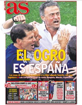 روزنامه آ اس| اسپانیا بزرگ است