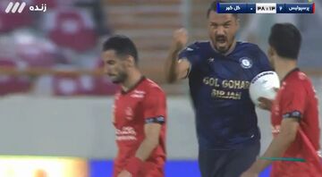 ویدیو| گل اول گل گهر به پرسپولیس توسط شاکری