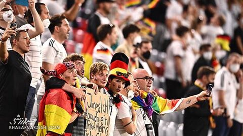 تماشاگران یورو 2020 (انگلیس - آلمان)