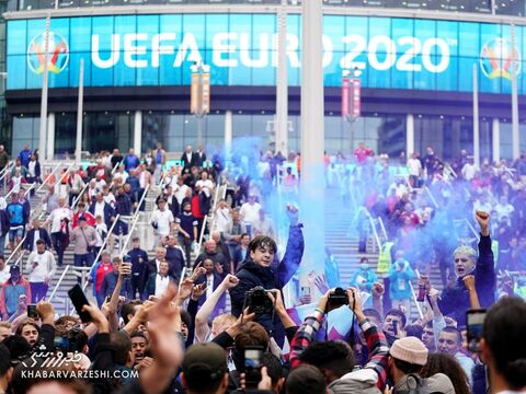 تماشاگران یورو 2020 (انگلیس - آلمان)