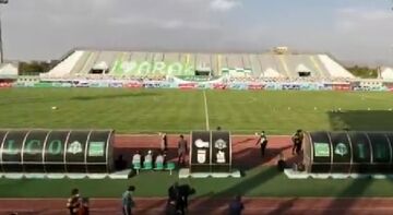 ویدیو| ورزشگاه امام خمینی پیش از شروع دیدار آلومینیوم - استقلال