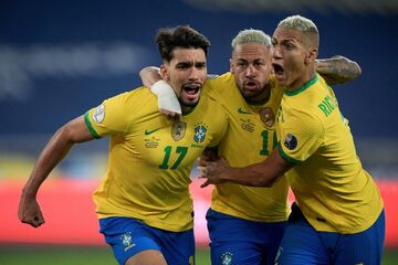 برزیل یک - شیلی صفر/ نبرد قهرمانان را سلسائو برد و صعود کرد