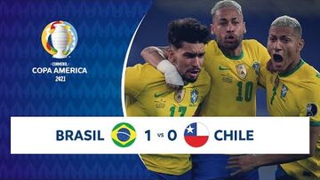 ویدیو| خلاصه بازی برزیل ۱-۰ شیلی