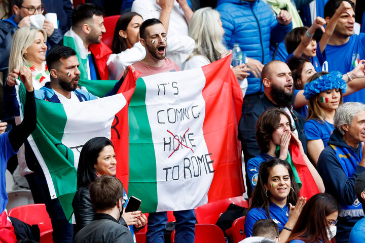 تماشاگران یورو 2020 (ایتالیا - اسپانیا)
