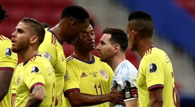 ویدیو| طعنه مسی به بازیکن کلمبیا بعد از خراب کردن پنالتی؛ حالا برقص!