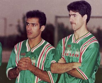 عکسی قدیمی از مربیان پرسپولیس و آلومینیوم اراک در تیم ملی