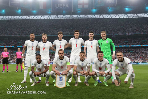 عکس تیمی انگلیس؛ ایتالیا - انگلیس (فینال یورو 2020)
