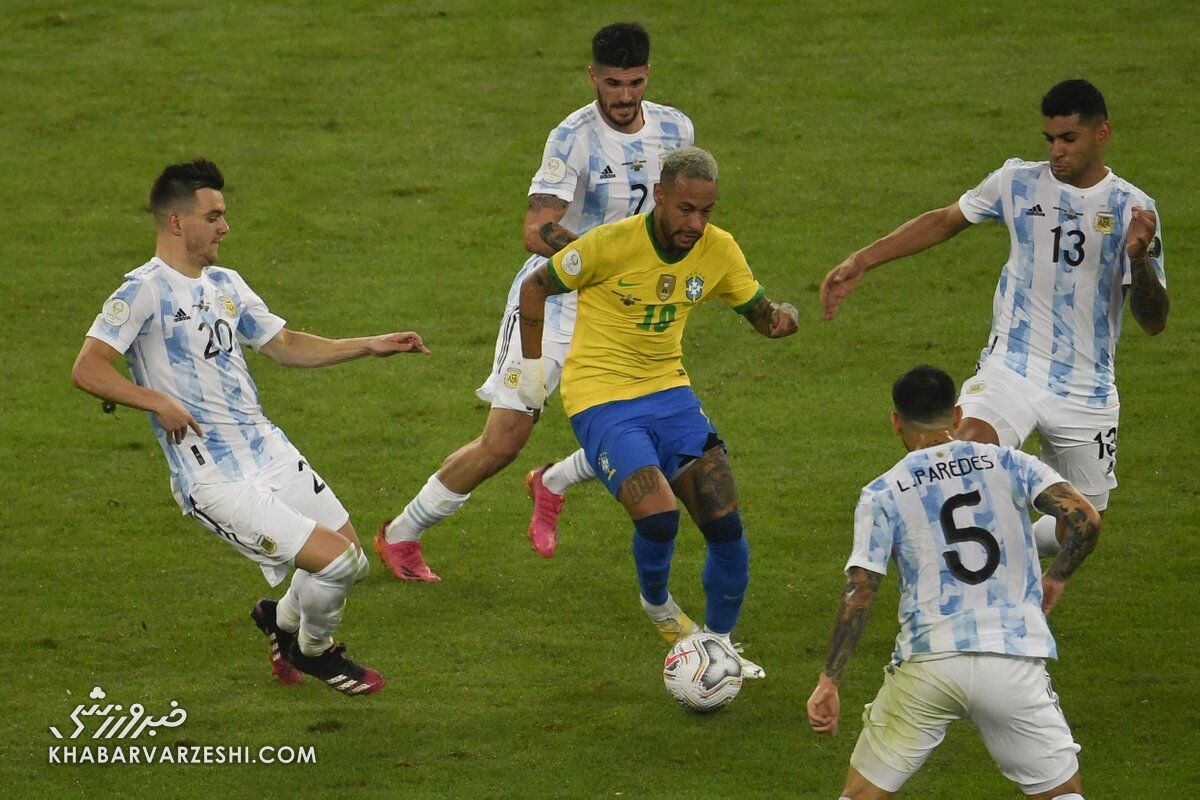 نیمار؛ آرژانتین - برزیل (فینال کوپا آمریکا 2021)