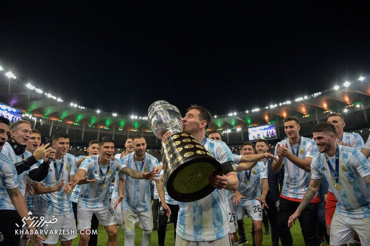 لیونل مسی؛ قهرمانی آرژانتین در کوپا آمریکا 2021