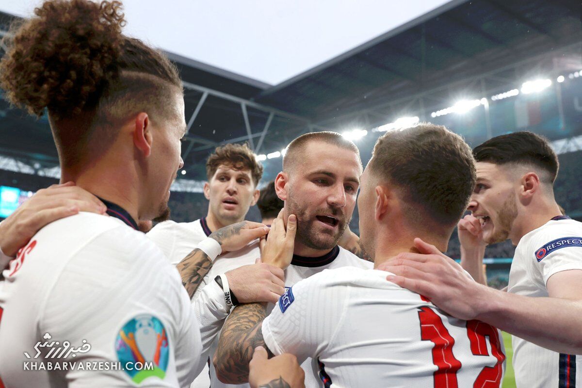 لوک شاو - تیم ملی انگلیس - فینال یورو