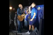 ویدیو| خوانندگی چیرو ایموبیله در جشن قهرمانی تیم ملی ایتالیا