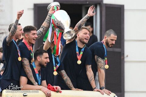 رژه قهرمانی ایتالیا در یورو 2020