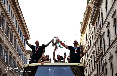 رژه قهرمانی ایتالیا در یورو 2020