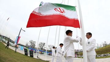 محرومیت یک ورزشکار پس از بی احترامی به پرچم ایران