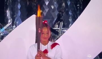 ویدیو| لحظه روشن شدن مشعل المپیک توکیو
