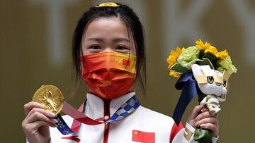 یک چینی اولین مدال طلای المپیک را گرفت