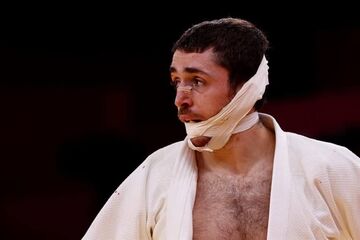 تصویری عجیب از مصدومیت شدید جودوکار اسپانیایی در المپیک ۲۰۲۰